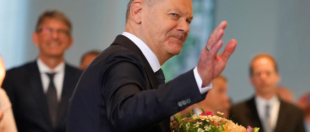 Scholz hat sich aus dem Kanzleramt verabschiedet - soll aber weiter ein Büro und Mitarbeiter haben. (Archivbild)