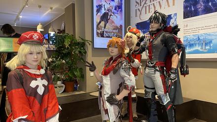 Cosplayer aus der ganzen Welt kamen zur Eröffnung.