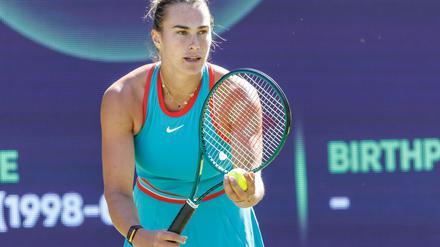 Aryna Sabalenka wartet noch auf den ersten Rasentitel ihrer Karriere.