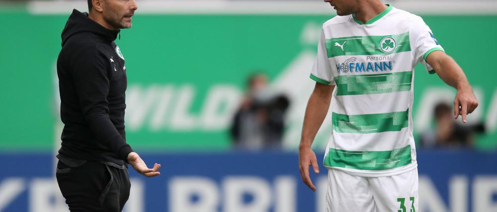 Damals noch in Fürth: Stefan Leitl und Paul Seguin