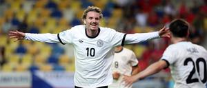 Er will im Viertelfinale wieder jubeln: U21-Nationalspieler Nick Woltemade