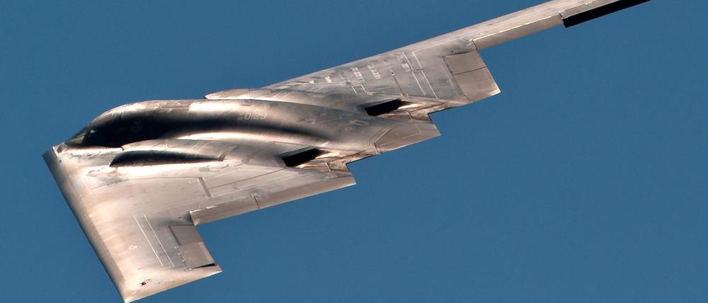 Die schwere Bombe vom Typ GBU-57 kann nur von B-2-Tarnkappenbombern der US-Luftwaffe abgeworfen werden. (Handout)