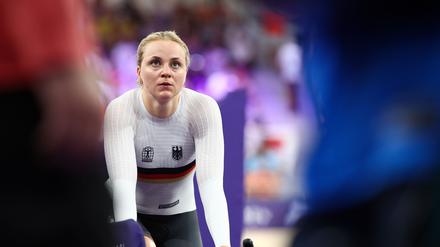 Lea Sophie Friedrich belegte im Keirin-Wettbewerb in Cottbus den dritten Platz.