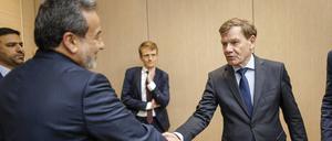 Bundesaußenminister Johann Wadephul (CDU) traf am Freitag seinen iranischen Amtskollegen Abbas Araghtschi.