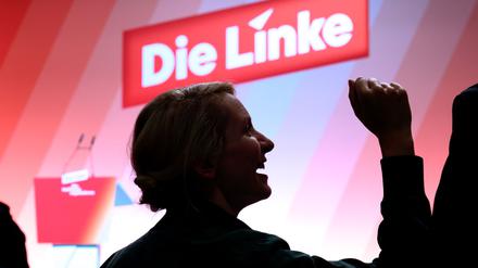 Linken-Chefin Ines Schwerdtner nennt den rasanten Mitgliederzuwachs ihrer Partei einen Wahnsinnserfolg. (Archivbild)