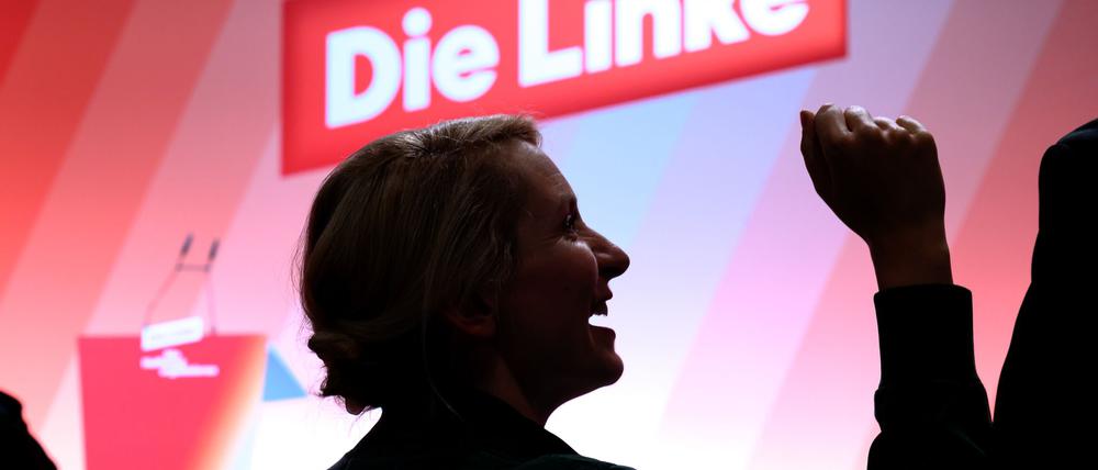 Linken-Chefin Ines Schwerdtner nennt den rasanten Mitgliederzuwachs ihrer Partei einen Wahnsinnserfolg. (Archivbild)