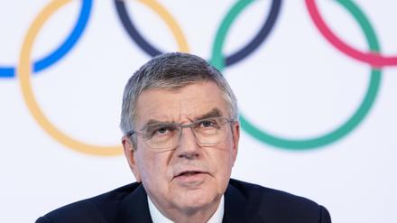 Der scheidende IOC-Präsident Thomas Bach auf einem Archivbild von 2020.
