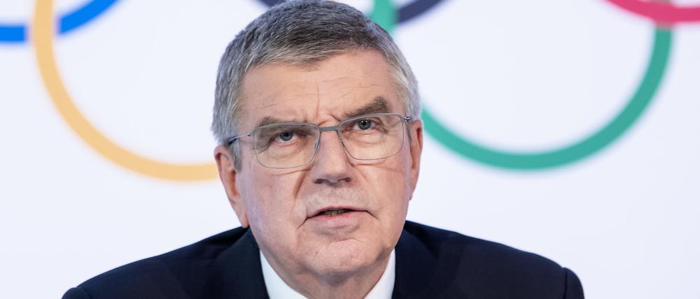 Der scheidende IOC-Präsident Thomas Bach auf einem Archivbild von 2020.