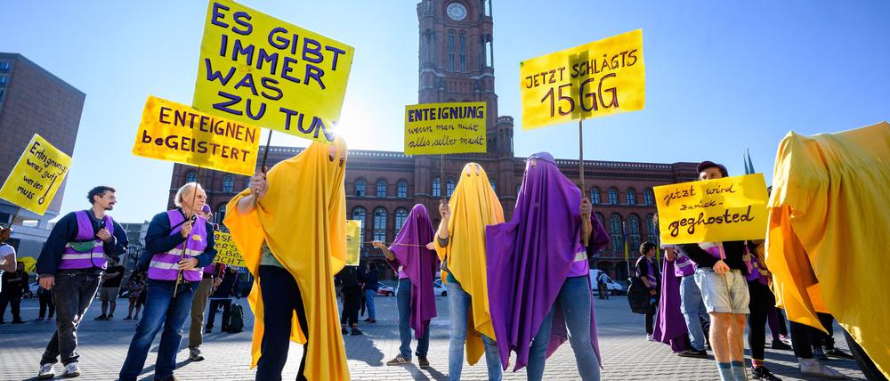 Wie es mit der Forderung nach Vergesellschaftung von großen Wohnungsunternehmen weitergeht, ist offen. (Foto - Archiv)