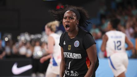 Spielmacherin Alexis Peterson besiegte mit dem deutschen Team Großbritannien. 