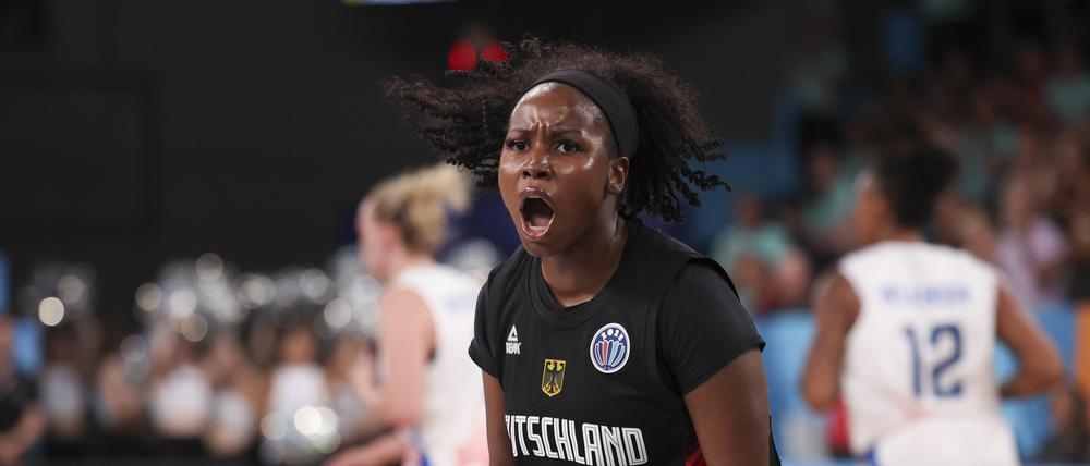 Spielmacherin Alexis Peterson besiegte mit dem deutschen Team Großbritannien. 