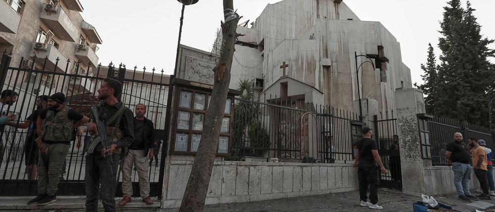 Bei einem Selbstmordanschlag in einer Kirche in Damaskus wurden zahlreiche syrische Christen getötet.