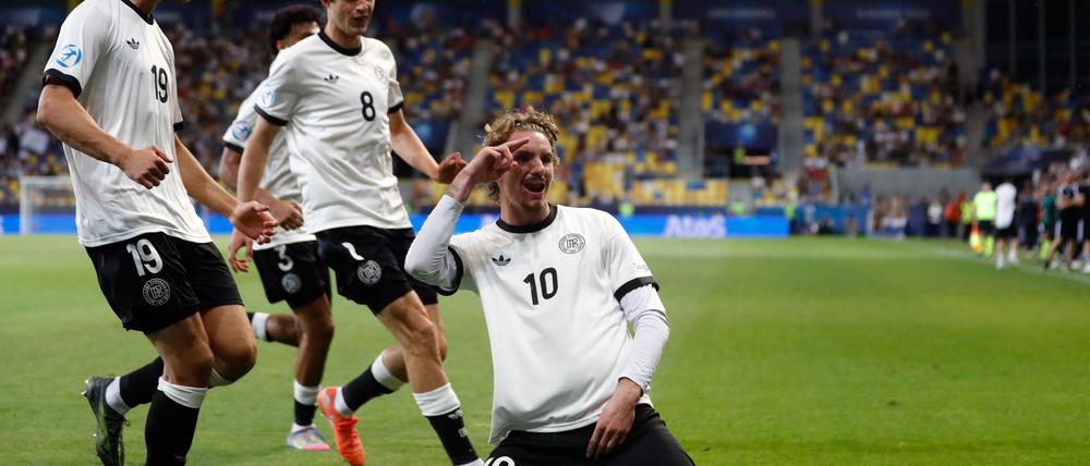 Erzielte sein fünftes Turniertor: Nick Woltemade.