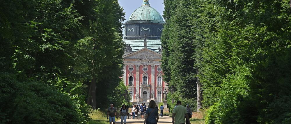 Park Sanssouci, Neue Palais, Hauptallee.