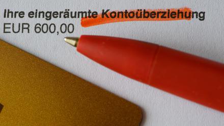 Die Frage einer Deckelung von Dispo-Zinsen wird in dem Entwurf nicht thematisiert. (Symbolbild)