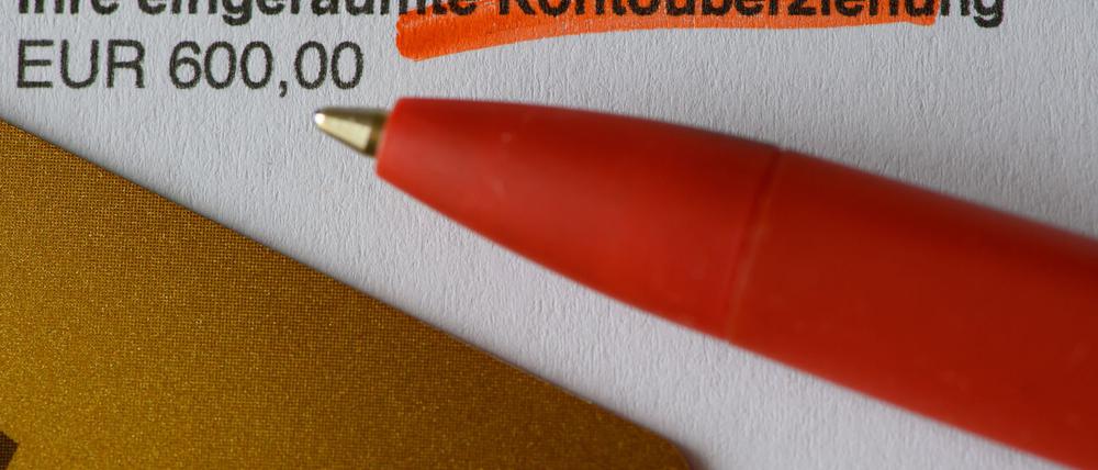 Die Frage einer Deckelung von Dispo-Zinsen wird in dem Entwurf nicht thematisiert. (Symbolbild)