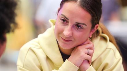 Gerade verheiratet und mit der größten Turniererfahrung: Sara Däbritz