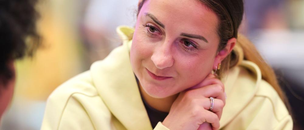 Gerade verheiratet und mit der größten Turniererfahrung: Sara Däbritz