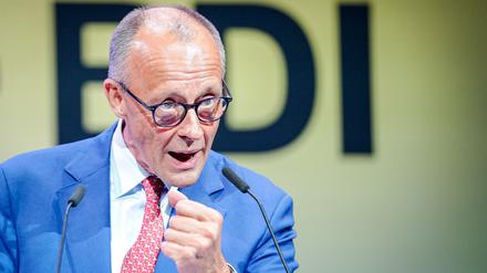 Bundeskanzler Friedrich Merz beim Tag der deutschen Industrie