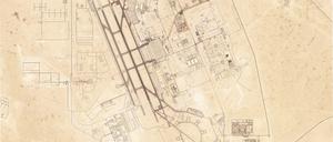 HANDOUT - 15.06.2025, Katar, Luftwaffenstützpunkt Al Udeid: Dieses Satellitenbild von Planet Labs PBC via AP zeigt den Luftwaffenstützpunkt Al Udeid außerhalb von Doha. (zu dpa: «Iran greift als Vergeltung US-Basen in Katar und Irak an») Foto: Planet Labs PBC/Planet Labs PBC/AP/dpa +++ dpa-Bildfunk +++