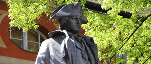 Friedrich Wilhelm von Steuben - Denkmal hinter dem Filmmuseum in Potsdam