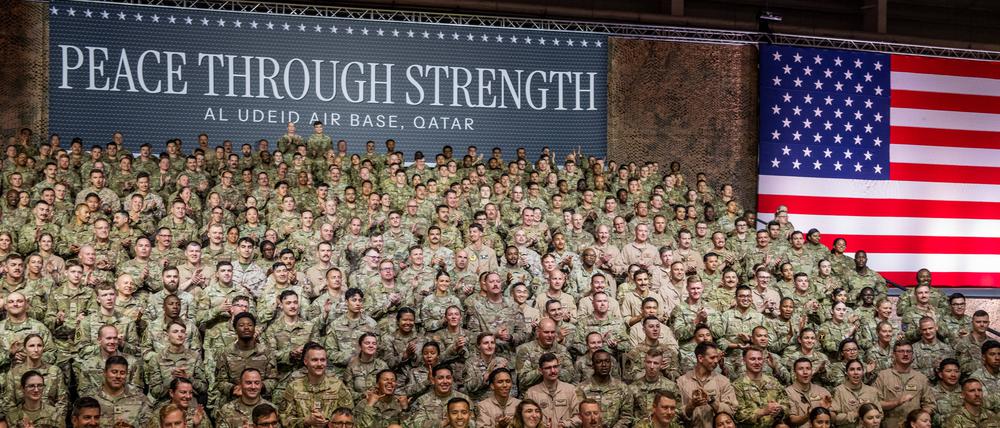 Ein Stützpunkt in Katar.