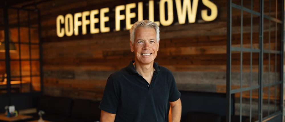 Stefan Tewes, Chef von Coffee Fellows.