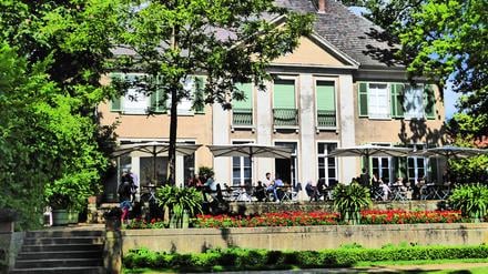 Wie gemalt: auf der Terrasse des Künstlers Max Liebermann