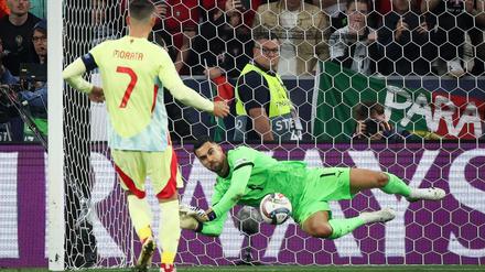Álvaro Morata hat nach seinem Fehlschuss im Nation-League-Finale Drohungen erhalten