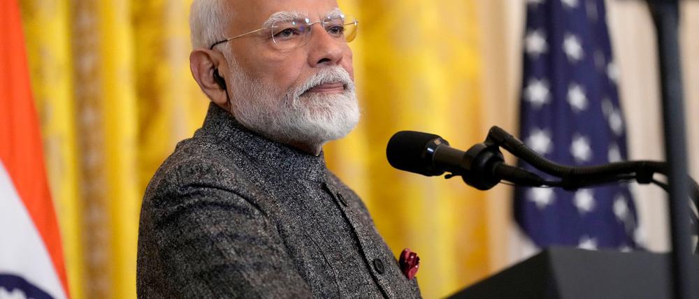 Indiens Premierminister Modi: Das Land könnte vom Zollstreit zwischen den USA und China profitieren (Archivbild)