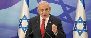 Israels Regierungschef Netanjahu warnt den Iran. (Archivbild)
