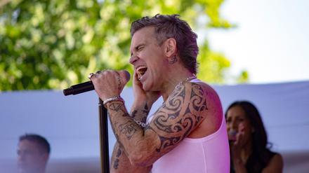 Seine Tour füllt Arenen und Stadien: Jetzt kommt Robbie Williams ins Ruhrgebiet. (Archivbild)