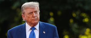 US-Präsident Donald Trump nimmt am 24. Juni 2025 am Rande eines NATO-Gipfels an einem Abendessen für NATO-Staats- und Regierungschefs teil.