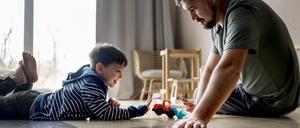 Im Umgangscafé des Nachbarschaftshauses Lilienthal (Mittelhof e.V.) in Berlin-Lichterfelde können getrennt lebende Elternteile ihre Kinder in einem geschützten Raum treffen (Symbolbild).