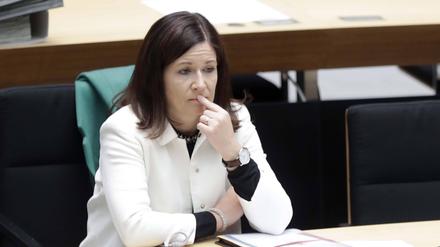 Bildungssenatorin Katharina Günther-Wünsch (CDU) im Abgeordnetenhaus.