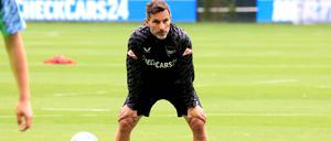 Stefan Leitl ist mit den aktuellen Bedingungen bei Hertha BSC durchaus zufrieden.