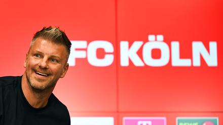 Lukas Kwasniok hat sich als neuer Cheftrainer des 1. FC Köln vorgestellt.