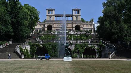 Der Park Sanssouci, hier vor dem Orangerieschloss.