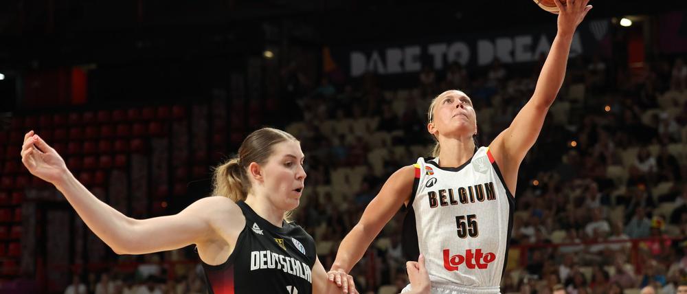 Luisa Geiselsöder und Co. waren gegen Belgien ohne Chance.
