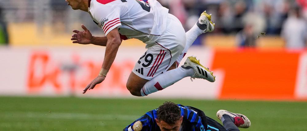 Für River Plate und Inter ging es jeweils ums Achtelfinale, die Partie war entsprechend intensiv.