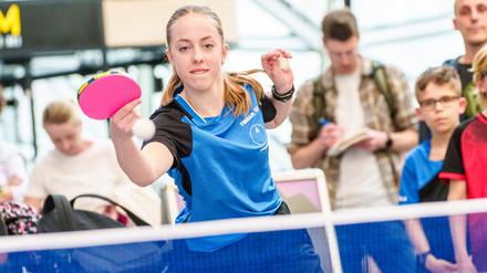 Josi Neumann ist eine der Hoffnungsträgerinnen bei Berlins Tischtennisspielerinnen. 