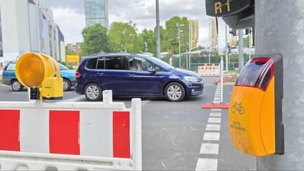 Am Treptower Park sollen Fußgänger bis zu 2 Minuten an roten Ampeln warten müssen, wenn die Verlängerung der Stadtautobahn in Betrieb ist.