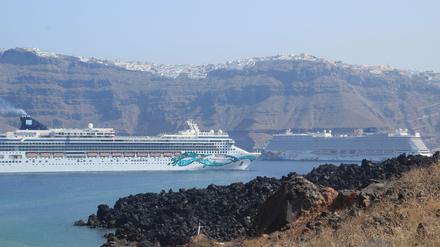 Die griechische Insel Santorini gilt als Kreuzfahrt-Mekka. (Archivfoto) 