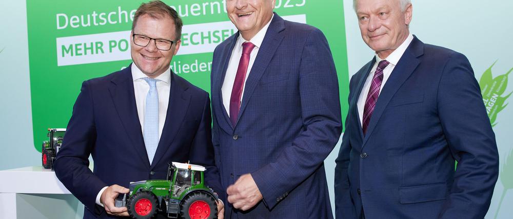 Zum Bauerntag kamen diesmal zwei Minister - für Agrar und Umwelt.