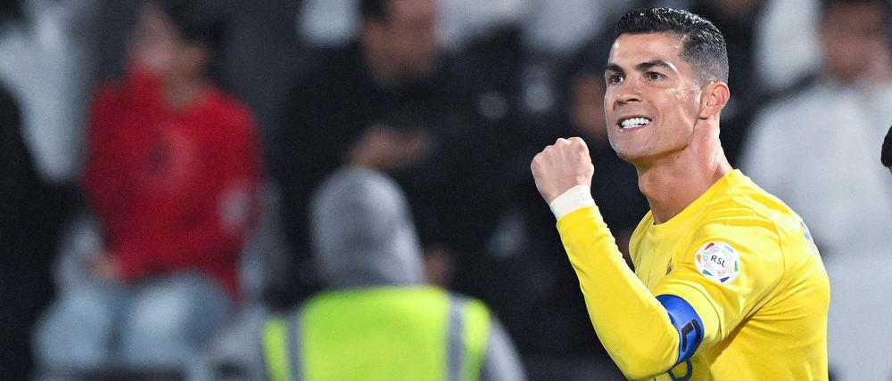 Cristiano Ronaldo setzt seine Karriere in Saudi-Arabien fort.