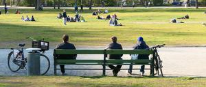 Menschen im Preußenpark