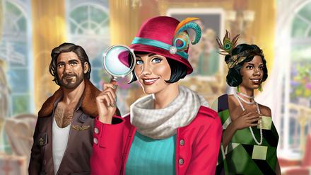 Die Hauptfiguren des Spiels „June’s Journey“ des Berliner Spieleentwicklers Wooga.