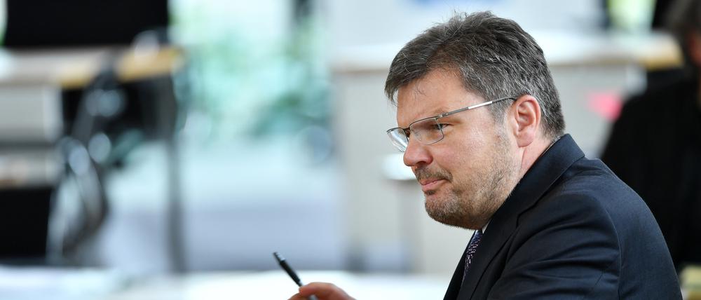 Der AfD-Politiker Michael Kaufmann in seiner Zeit als Landtags-Abgeordneter in Thüringen.
