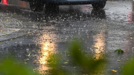 In Potsdam ist ein Mensch bei einem Unwetter lebensbedrohlich verletzt worden. (Symbolbild) 