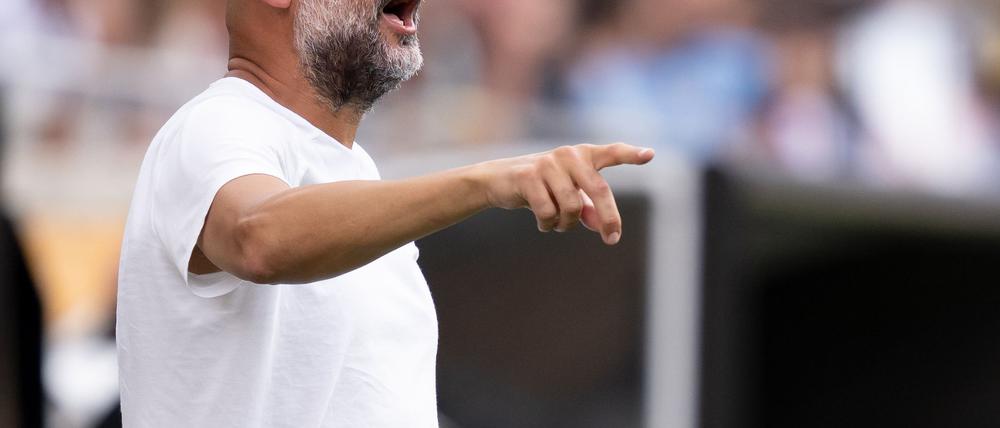 Pep Guardiola dirigiert wieder ein ManCity-Team, wie er es spielen sehen möchte.